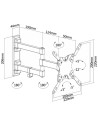 Soporte para TV Aisens WT42TSLE-011 giratorio e inclinable 42" VESA 20