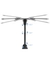TooQ LP6055TN-B (3 Pivotes) giratorio e inclinable 23"- 55" VESA 400x4