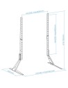 Soporte de mesa para TV TooQ DB2375F-B Fijo 23"-75" VESA 800x400 mm Ne