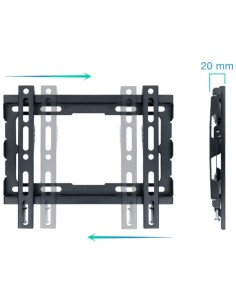 Soporte para TV TooQ LP1043F-B Fijo 43" VESA 200x200 mm Negro 2