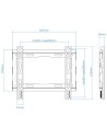 Soporte para TV TooQ LP1043F-B Fijo 43" VESA 200x200 mm Negro