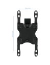 Soporte para TV TooQ LP2042TNL-B giratorio e inclinable 42" VESA 200x2