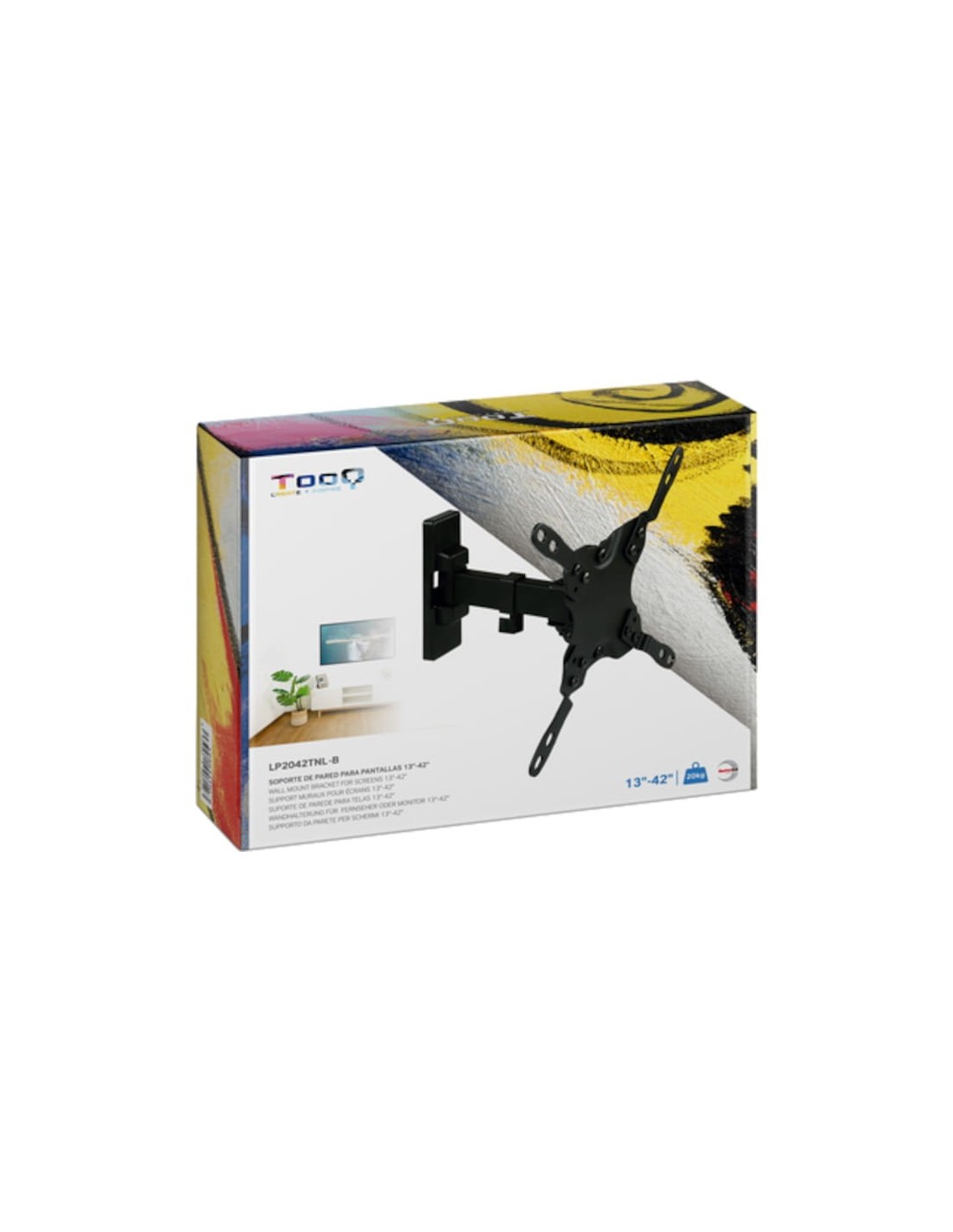Soporte para TV TooQ LP2042TNL-B giratorio e inclinable 42" VESA 200x2