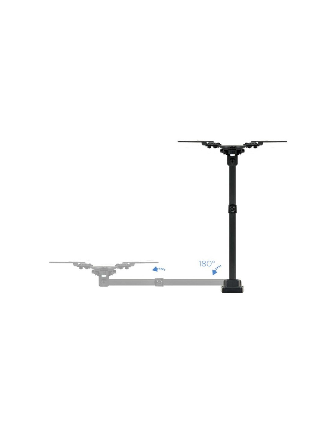 Soporte para TV TooQ LP2142TNL-B giratorio e inclinable 42" VESA 200x2