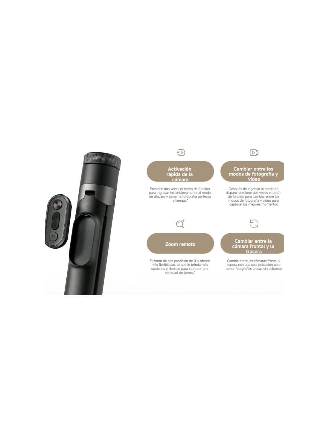 Xiaomi Zoom Floor Selfie Stick Tripod 62" en Logroño
