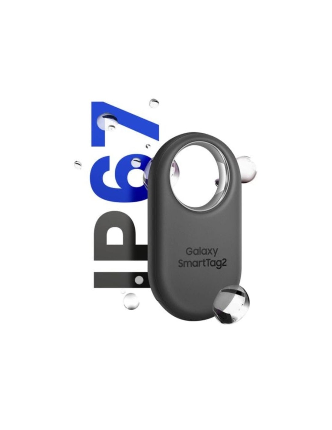 Dispositivo localizador Samsung Galaxy SmartTag 2 Negro NFC IP67 Bluet