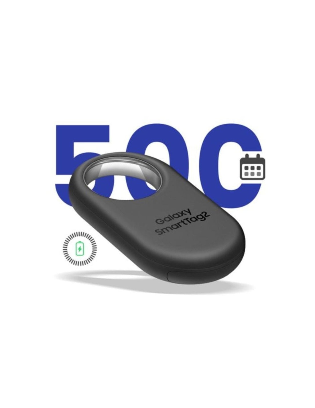 Dispositivo localizador Samsung Galaxy SmartTag 2 Negro NFC IP67 Bluet