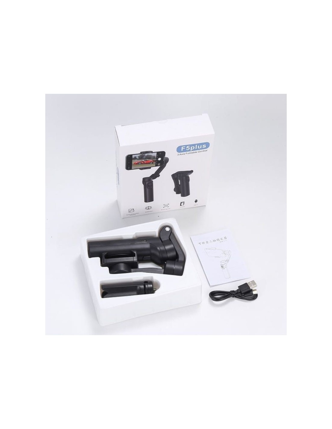 Gimbal F5 Plus 3 Ejes Negro 7h 2200mAh en Logroño