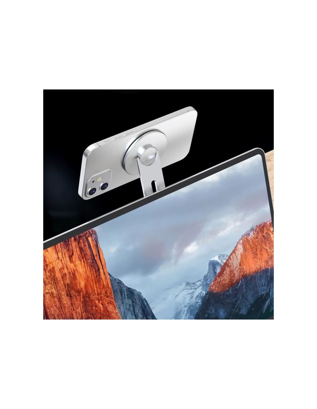 Soporte flexible magnético de smartphone para portátil en Logroño