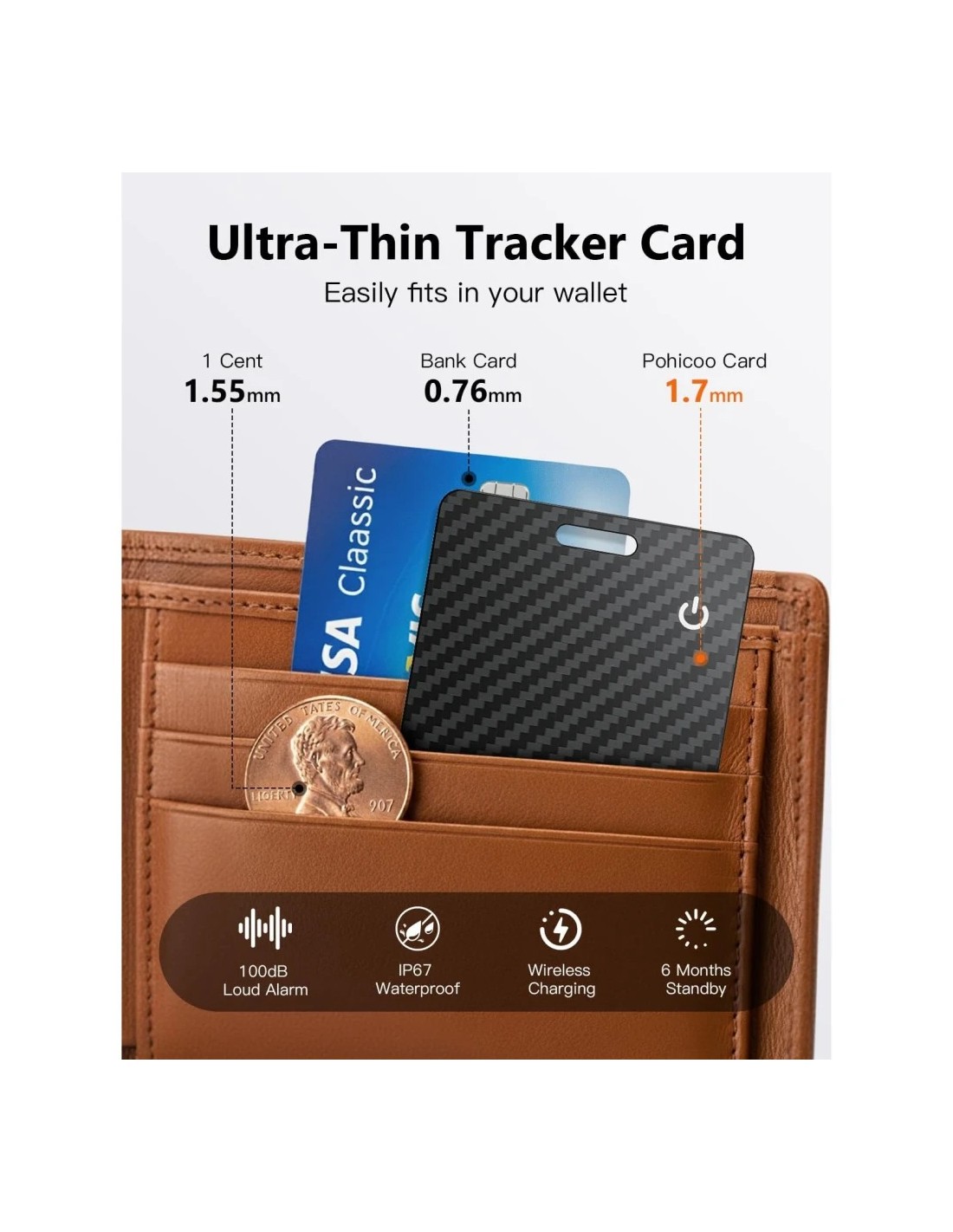 Localizador Tarjeta localizadora DKS01 Apple Find My y Find Hub compat