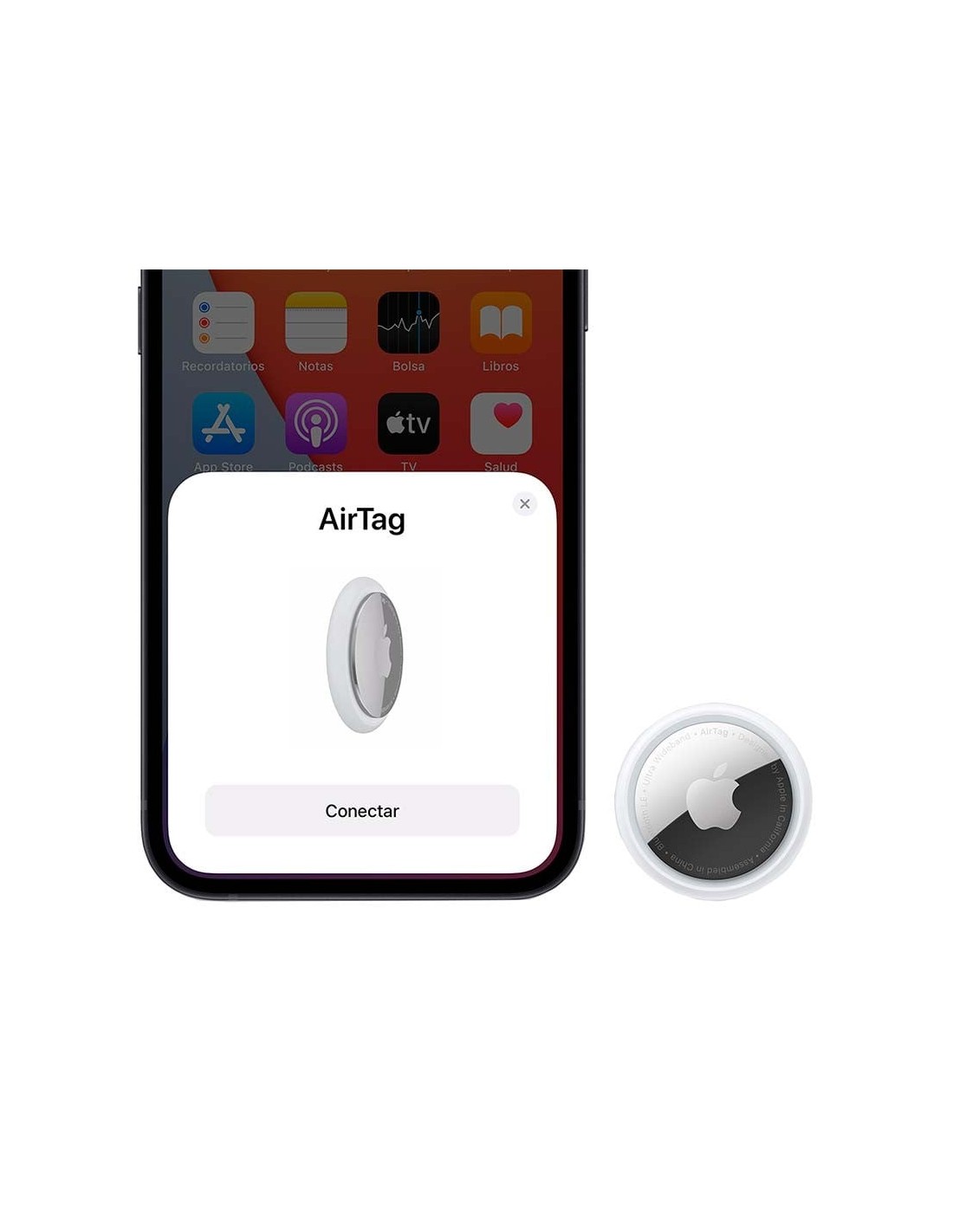 Localizador Apple AirTag Pack ×4 Bluetooth en Logroño