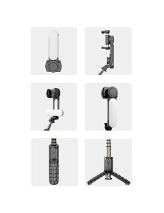 Palo Selfie Gimbal Q09 - Estabilizador de Smartphone Rotación 360º con 2