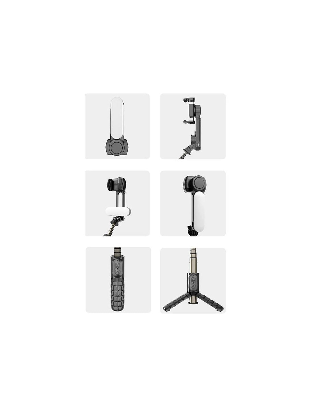 Palo Selfie Gimbal Q09 - Estabilizador de Smartphone Rotación 360º con