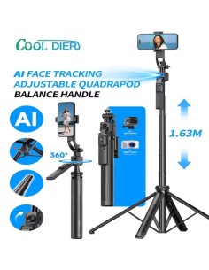 Palo Selfie C17 con seguimiento facial IA extensible hasta 1,63 metros 2