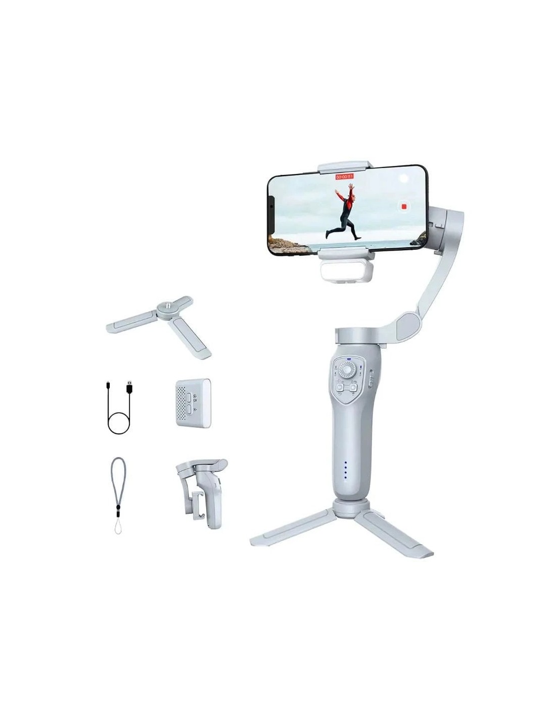 Gimbal L7C Pro Plus Seguimiento Automático con IA 3 ejes 5h carga máxi