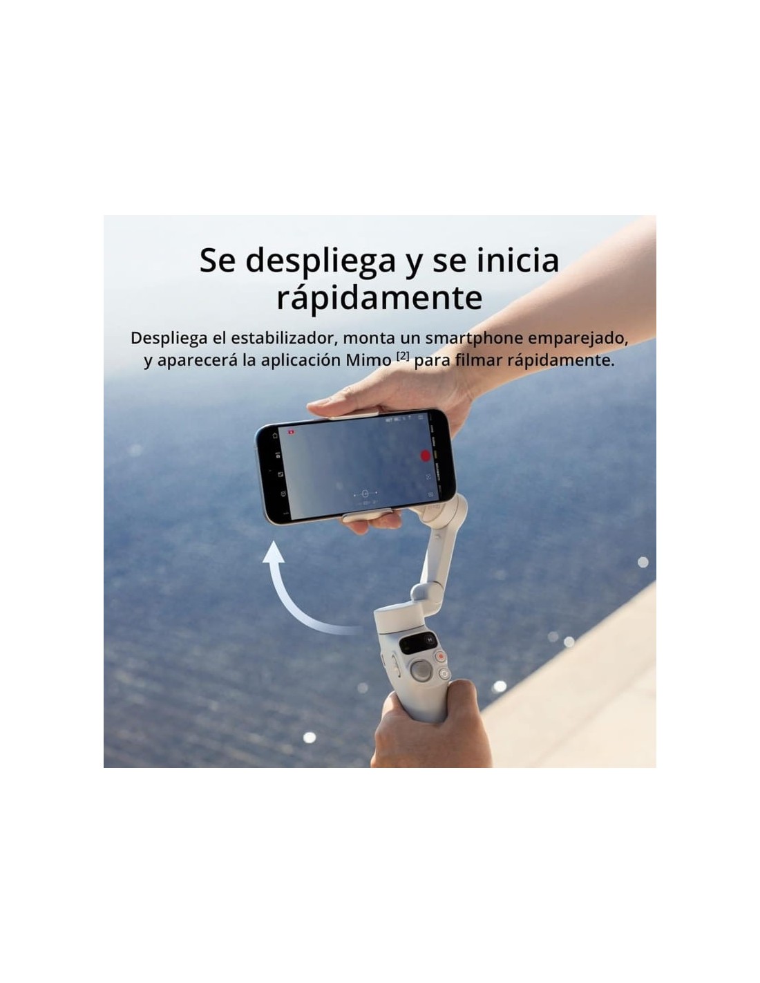 Gimbal DJI Osmo Mobile 7 10h 3350mAh seguimiento IA en Logroño