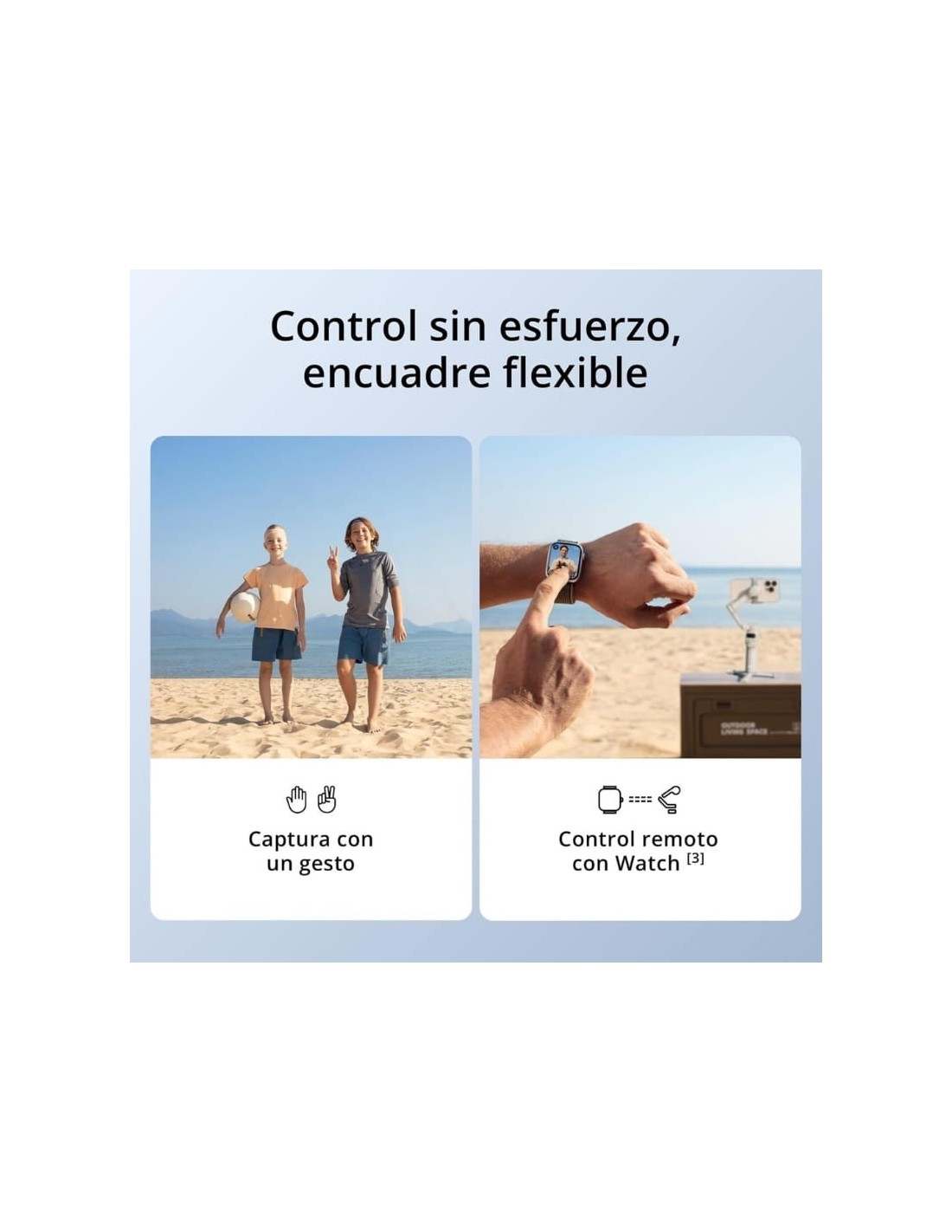 Gimbal DJI Osmo Mobile 7 10h 3350mAh seguimiento IA en Logroño