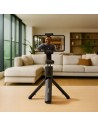 OBAL:ME SelfiePod Glow Gimbal Tripod con luz LED y mando a distancia