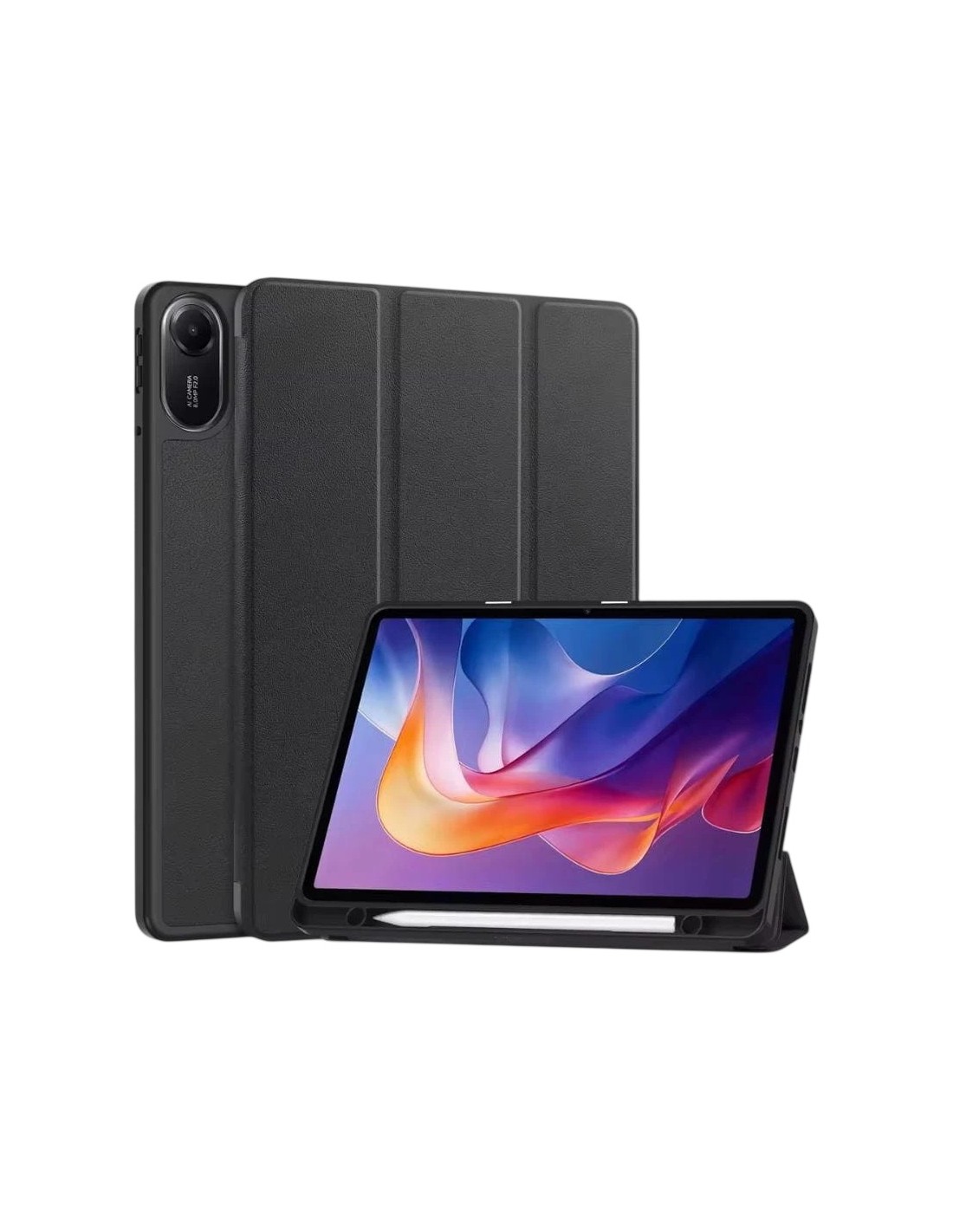 Soporte Negro Funda Inteligente Xiaomi Redmi Pad 2 Pro con en Logroño