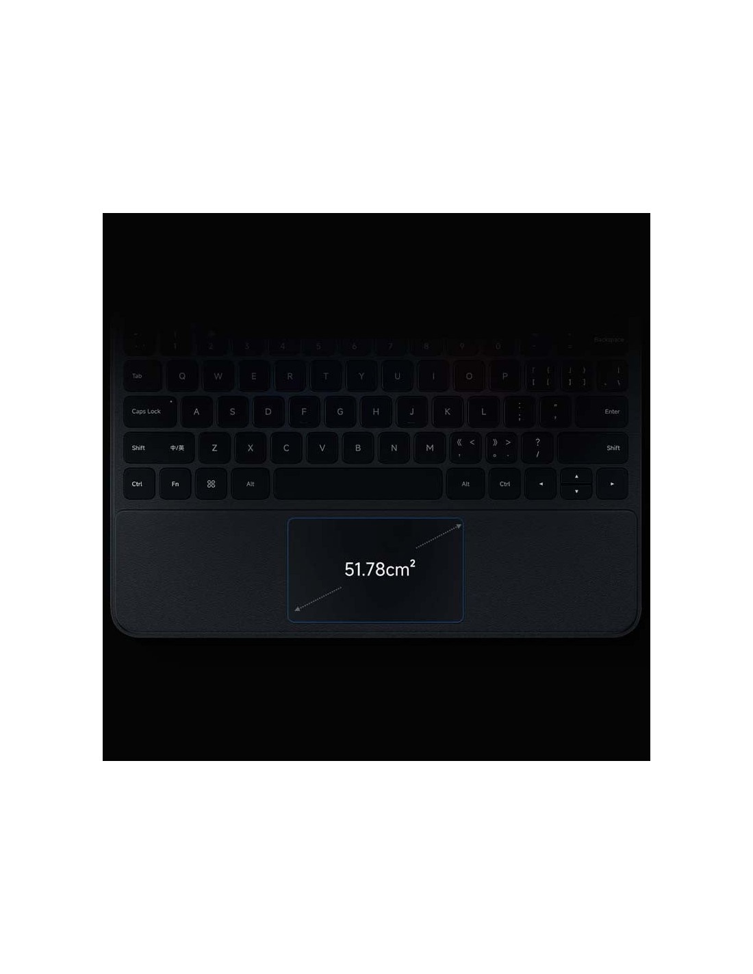 Teclado Xiaomi Pad 6S Pro 12.4 Touchpad Keyboard con Funda Blanco