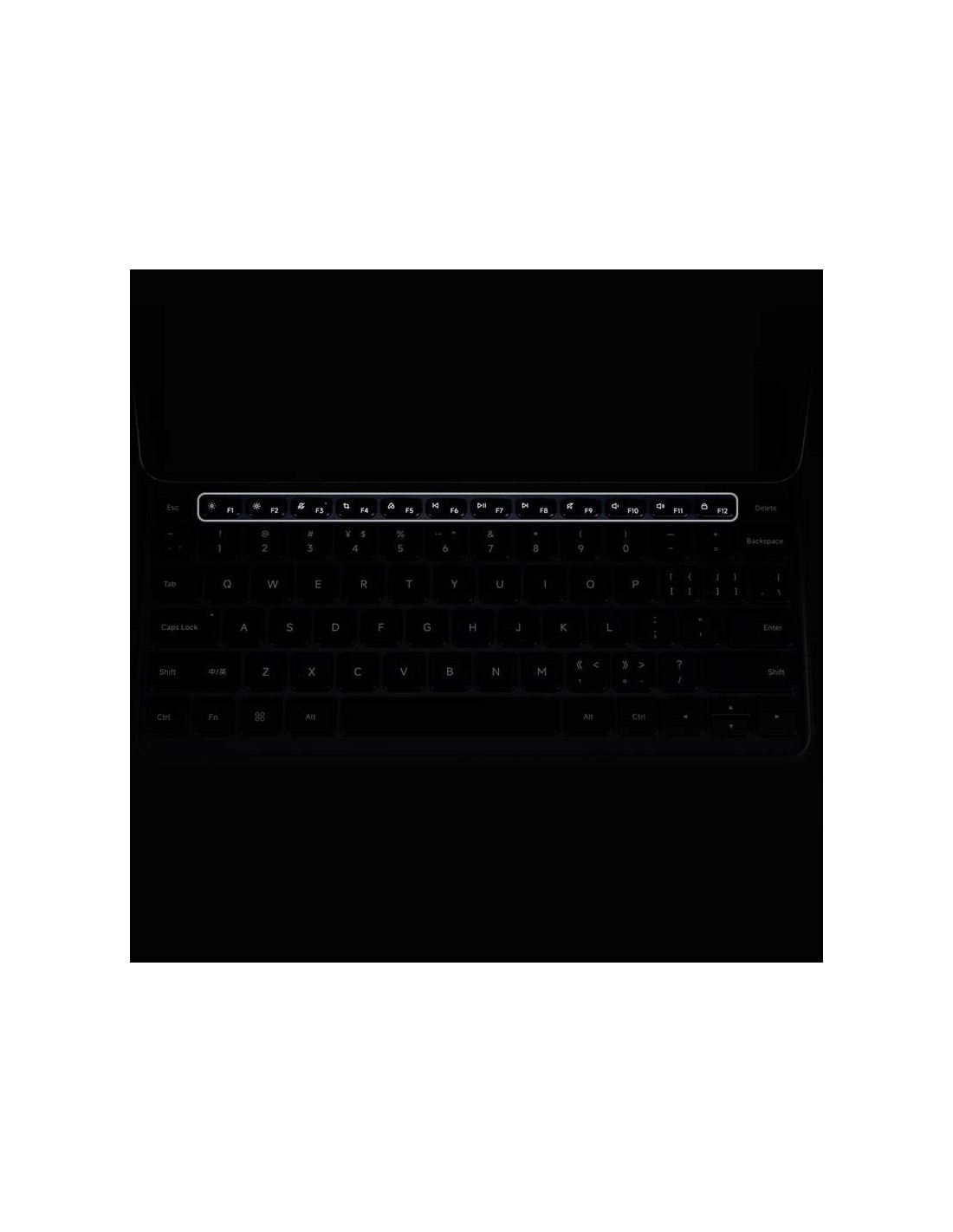 Teclado Xiaomi Pad 6S Pro 12.4 Touchpad Keyboard con Funda Blanco
