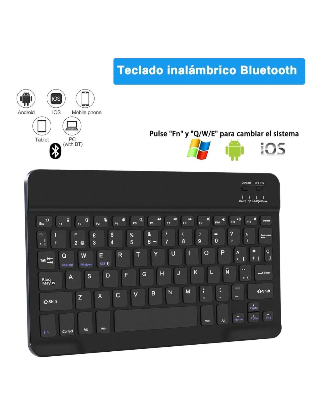 Funda con Teclado Samsung Galaxy Tab S10+ (Inglés) en Logroño