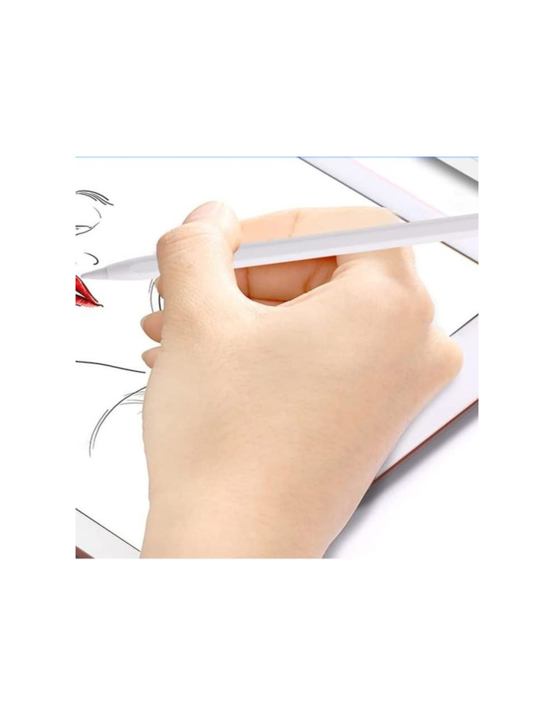 Lápiz Táctil Óptico Stylus KD503 Blanco Universal Imantado para Tablet