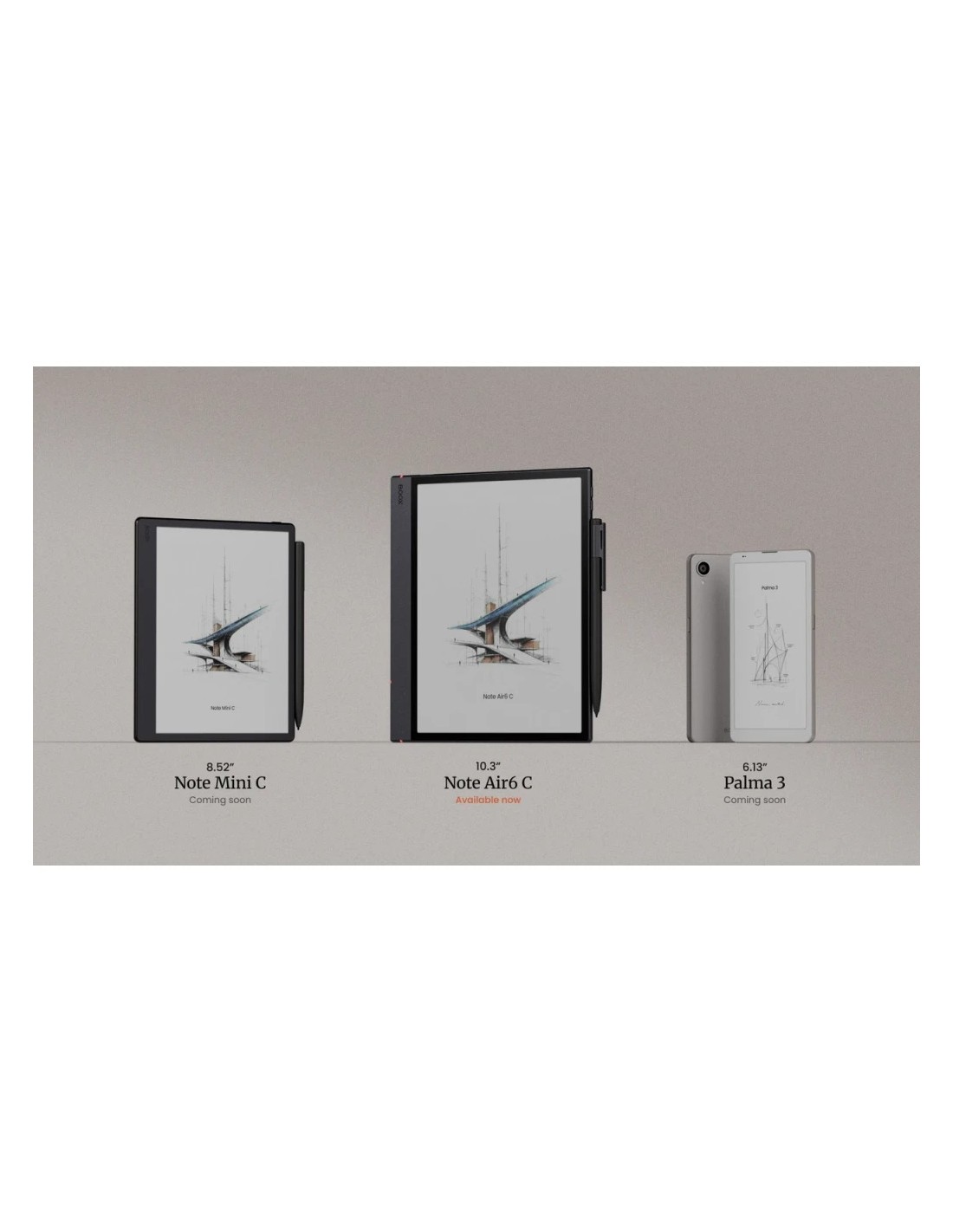 ONYX BOOX Note Air6 C 6GB/64GB 10,3 pulgadas pantalla a color E Ink Ka