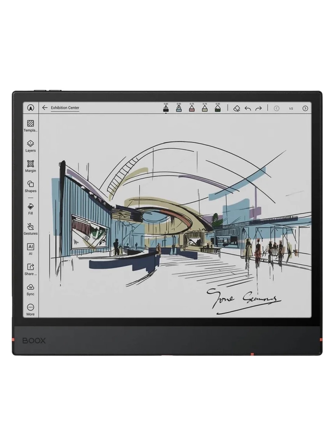 EBook ONYX BOOX Note Air5 C 64GB 10,3 pulgadas pantalla a color E Ink 