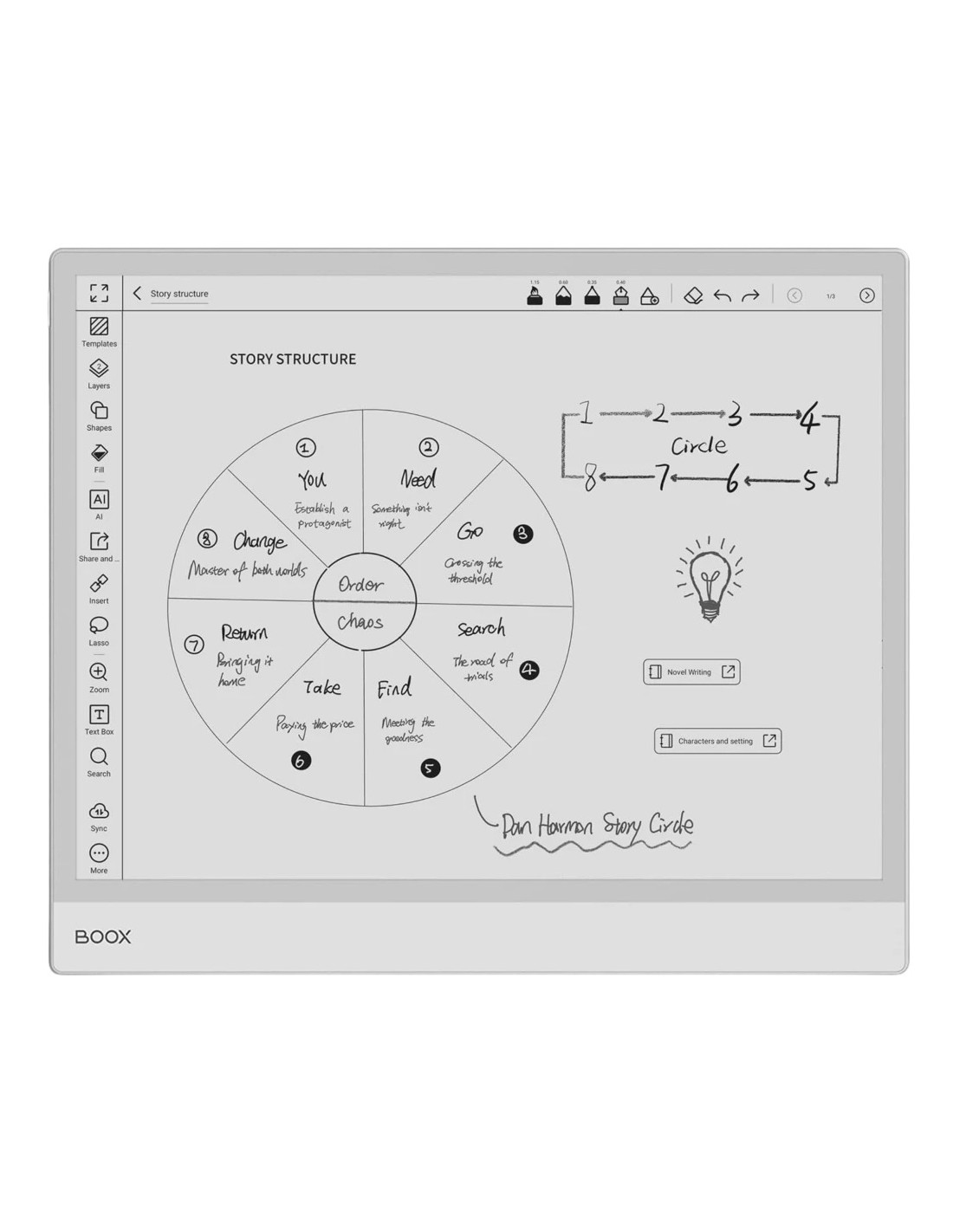 EBook ONYX BOOX Note Max 128GB 13,3 pulgadas E Ink Carta 1300