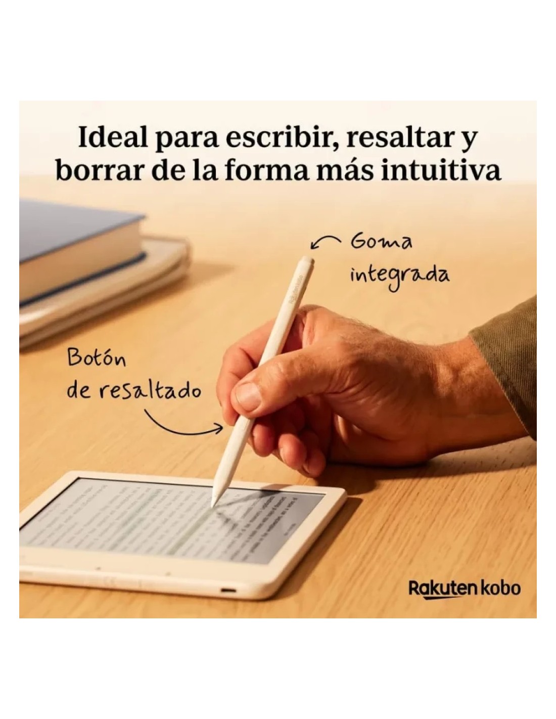 Rakuten Kobo Stylus 2 Blanco para eBooks con carga USB-C - Lápiz Digit