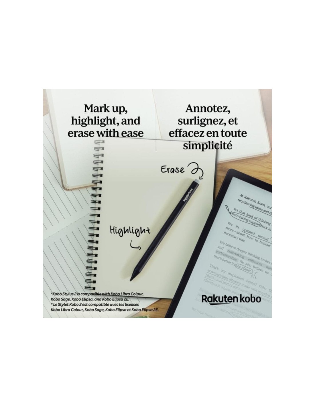 Rakuten Kobo Stylus 2 Negro - Lápiz digital en Logroño
