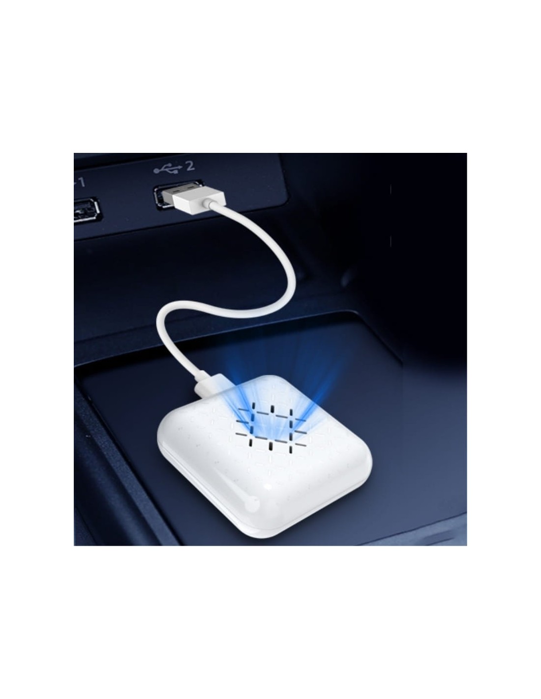 Adaptador inalámbrico CarPlay Carlinkit CPC200-U2W-Mini3 Blanco