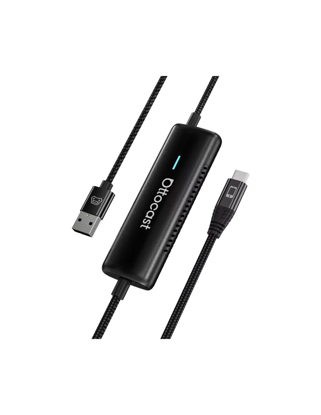 Adaptador CarPlay inalámbrico Ottocast Negro Táctil CA450-T en Logroño