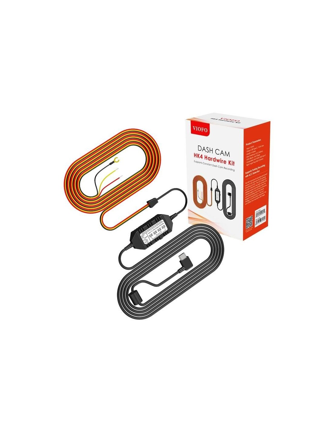 VIOFO HK4 USB-C Hardwire Kit for A119 Mini 2/A229/A329/T130/WM1 - Vigi
