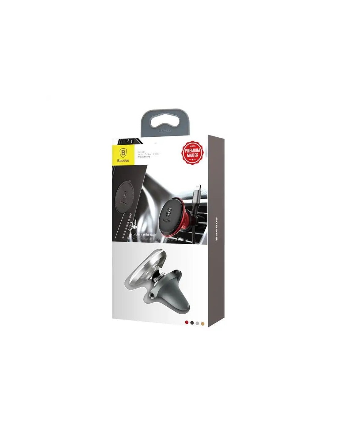 Soporte de teléfono para coche Baseus Air Vent Silver OS en Logroño