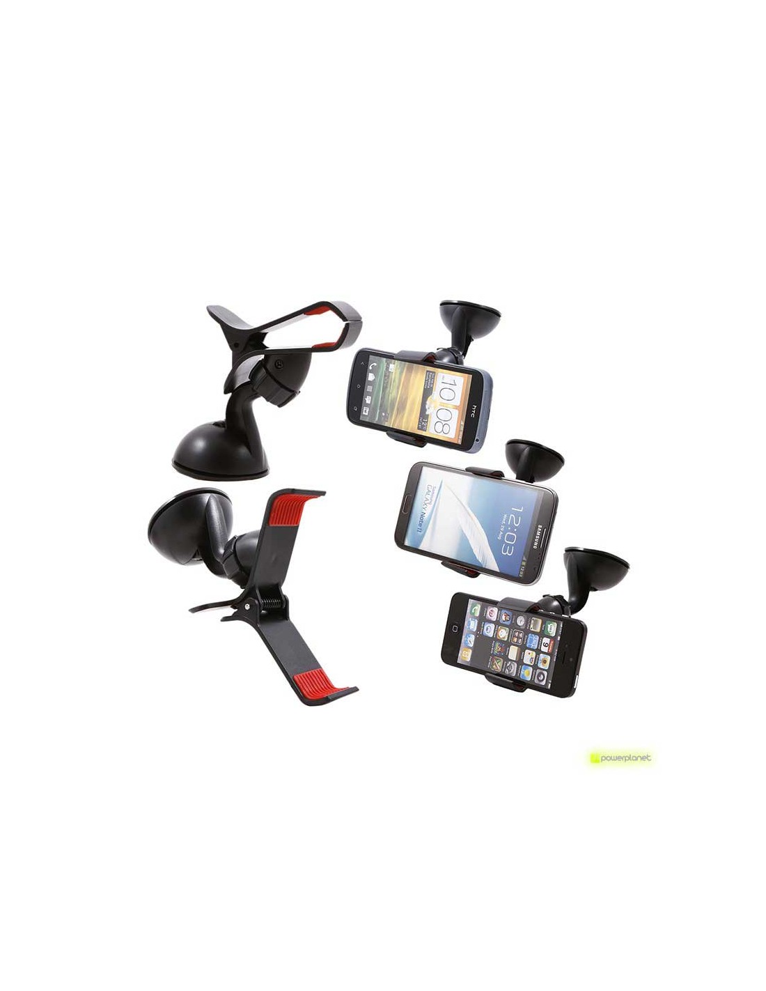 Soporte para Coche Universal Ventosa Negro en Logroño
