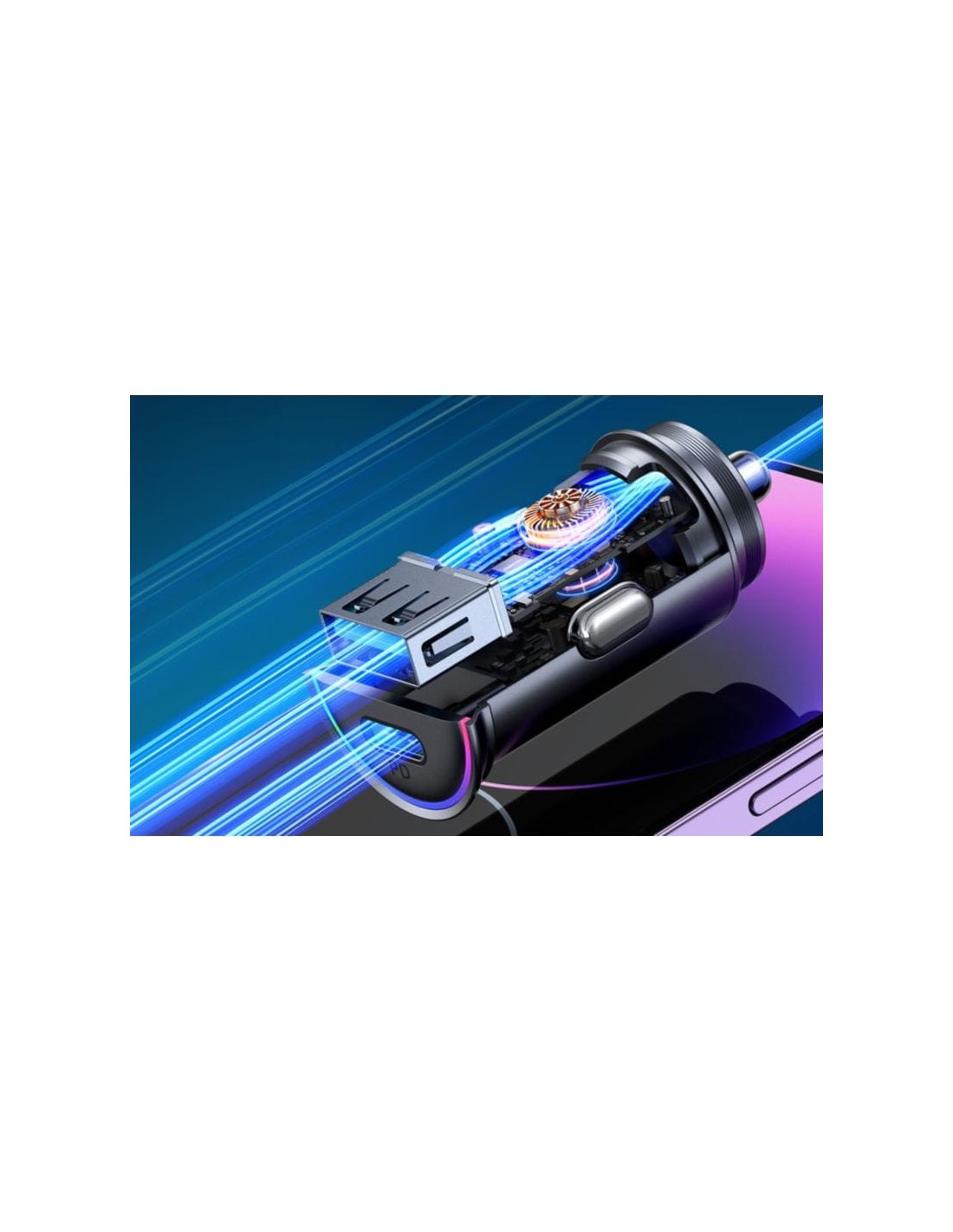 Cargador de coche Joyroom JR-CCN04 60W USB-A y USB Tipo C en Logroño