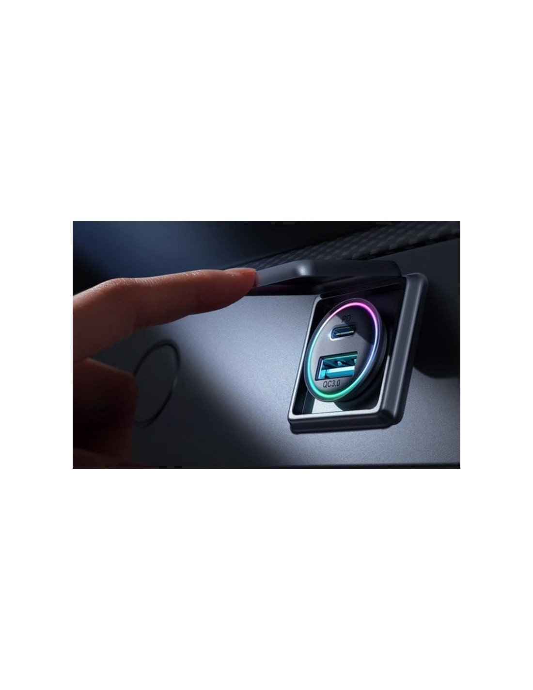 Cargador de coche Joyroom JR-CCN04 60W USB-A y USB Tipo C en Logroño
