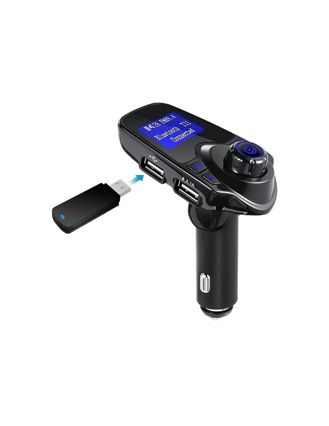 Transmisor FM T11Bluetooth MP3 USB en Logroño