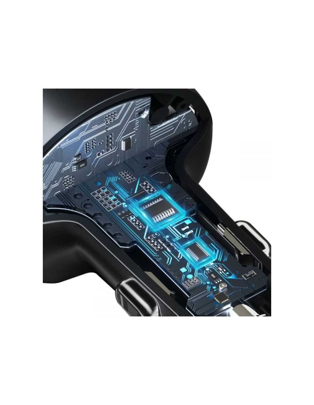 Cargador Baseus CCLH-01 FM Bluetooth para coche microSD Transmisor +