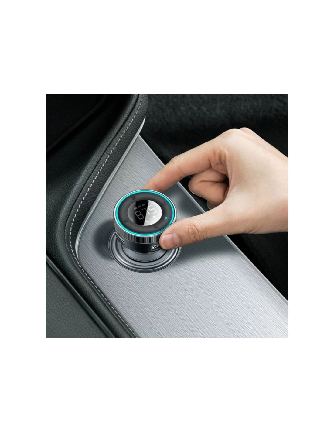 Cargador Baseus CCLH-01 FM Bluetooth para coche microSD Transmisor +
