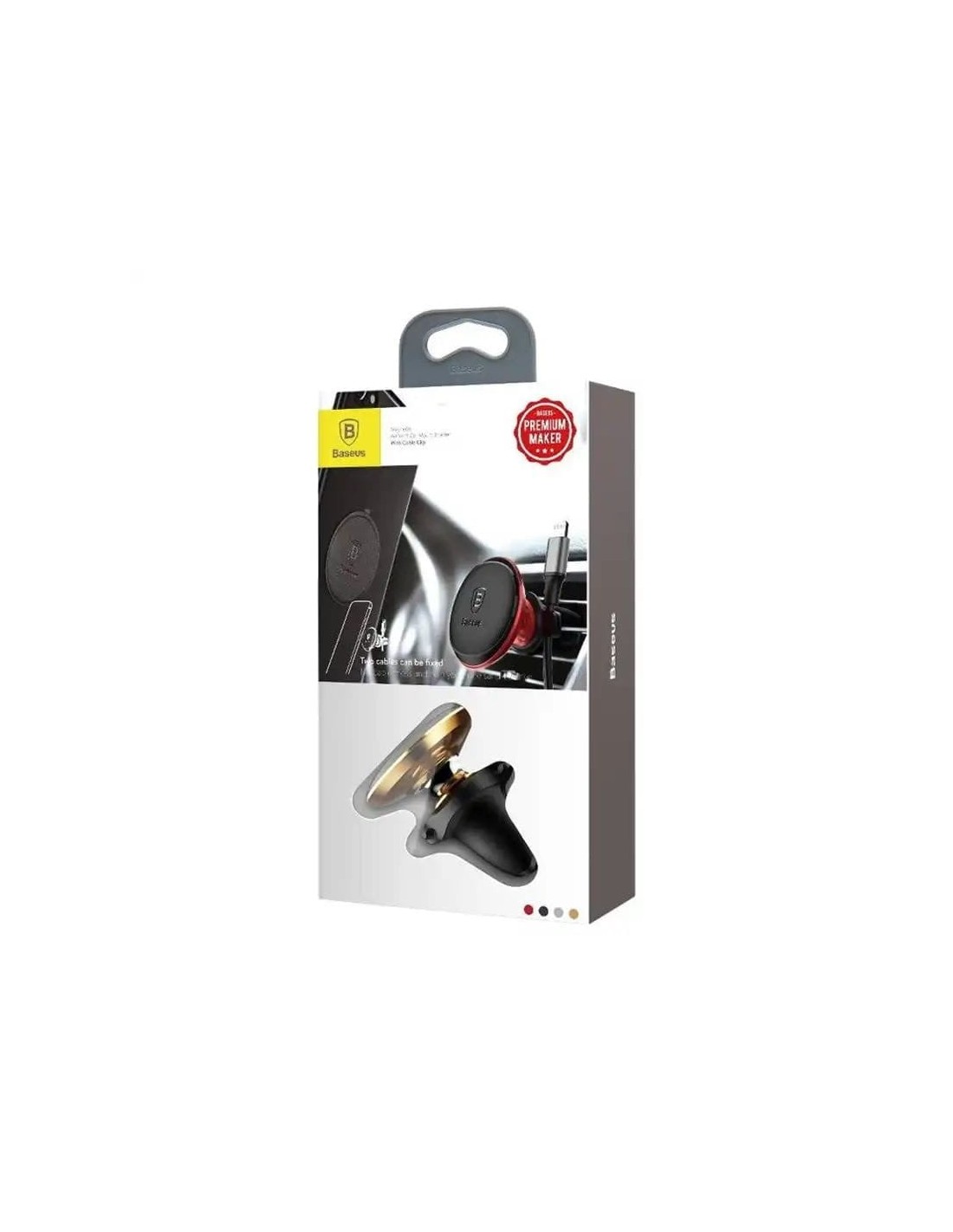 Soporte de teléfono para coche Baseus Air Vent Gold OS en Logroño