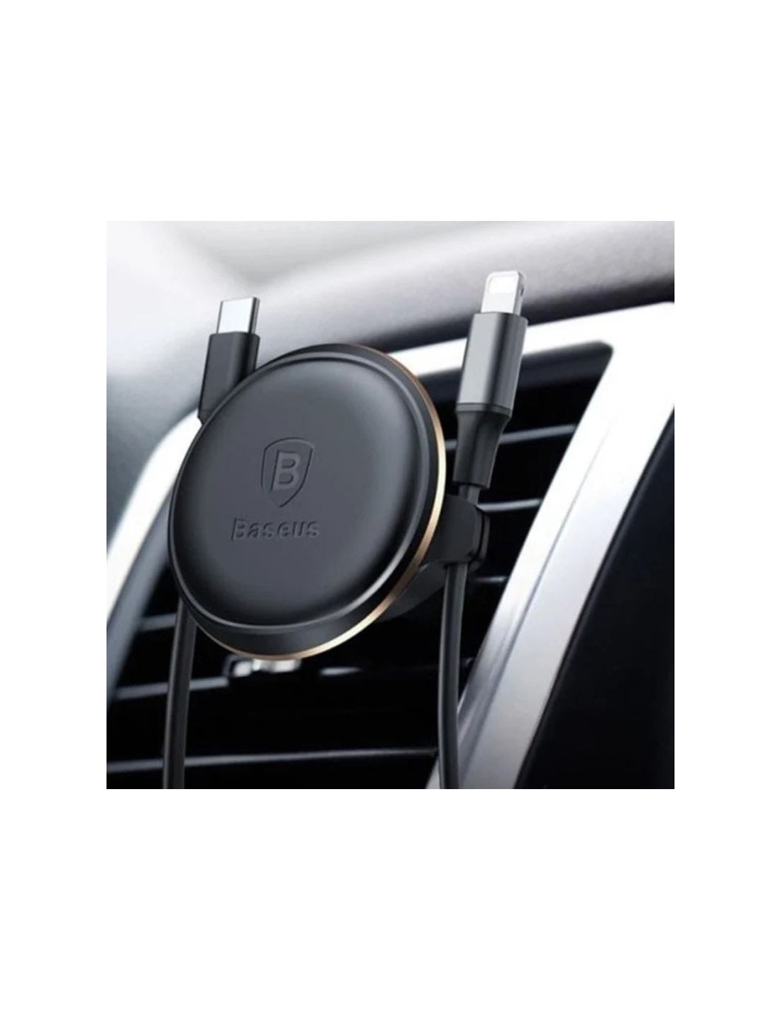 Soporte de teléfono para coche Baseus Air Vent Gold OS en Logroño