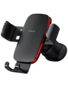 Baseus Soporte para Coche Rejilla Metal Age Gravity Air 2 Negro y Rojo