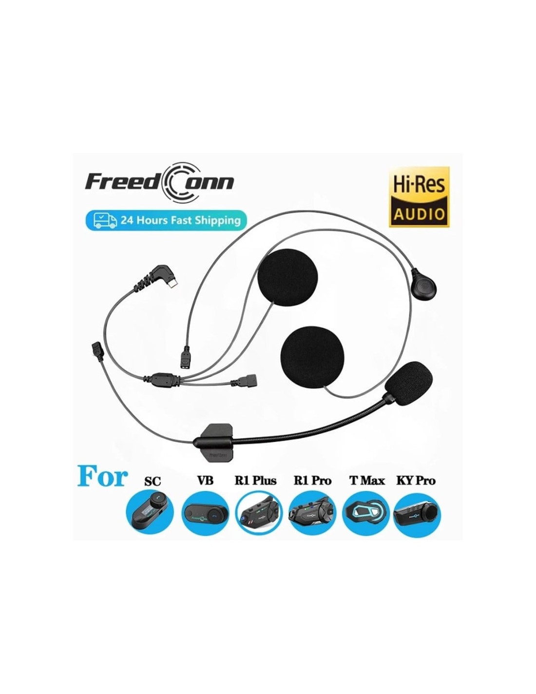 Intercomunicador FreedConn D6 Hi Res Auriculares para en Logroño