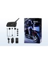 Intercomunicador para moto EJEAS V6 Pro+ Full Duplex para 6 interlocut