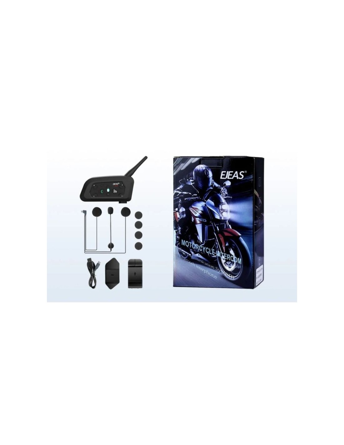 Intercomunicador para moto EJEAS V6 Pro+ Full Duplex para 6 interlocut
