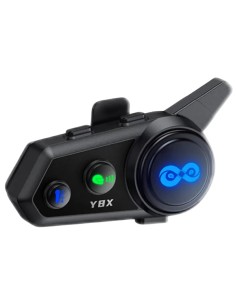 Intercomunicador para moto Y8X Mesh 8 conductores Bluetooth 5.4 IP56 1
