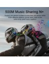 Intercomunicador para moto Y8X Mesh 8 conductores Bluetooth 5.4 IP56 1